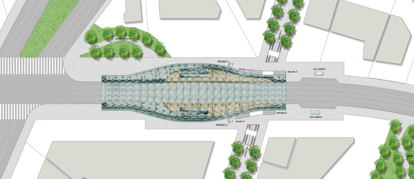 Metro Station Sofia, 2008, Dragan Achitecture, Paris